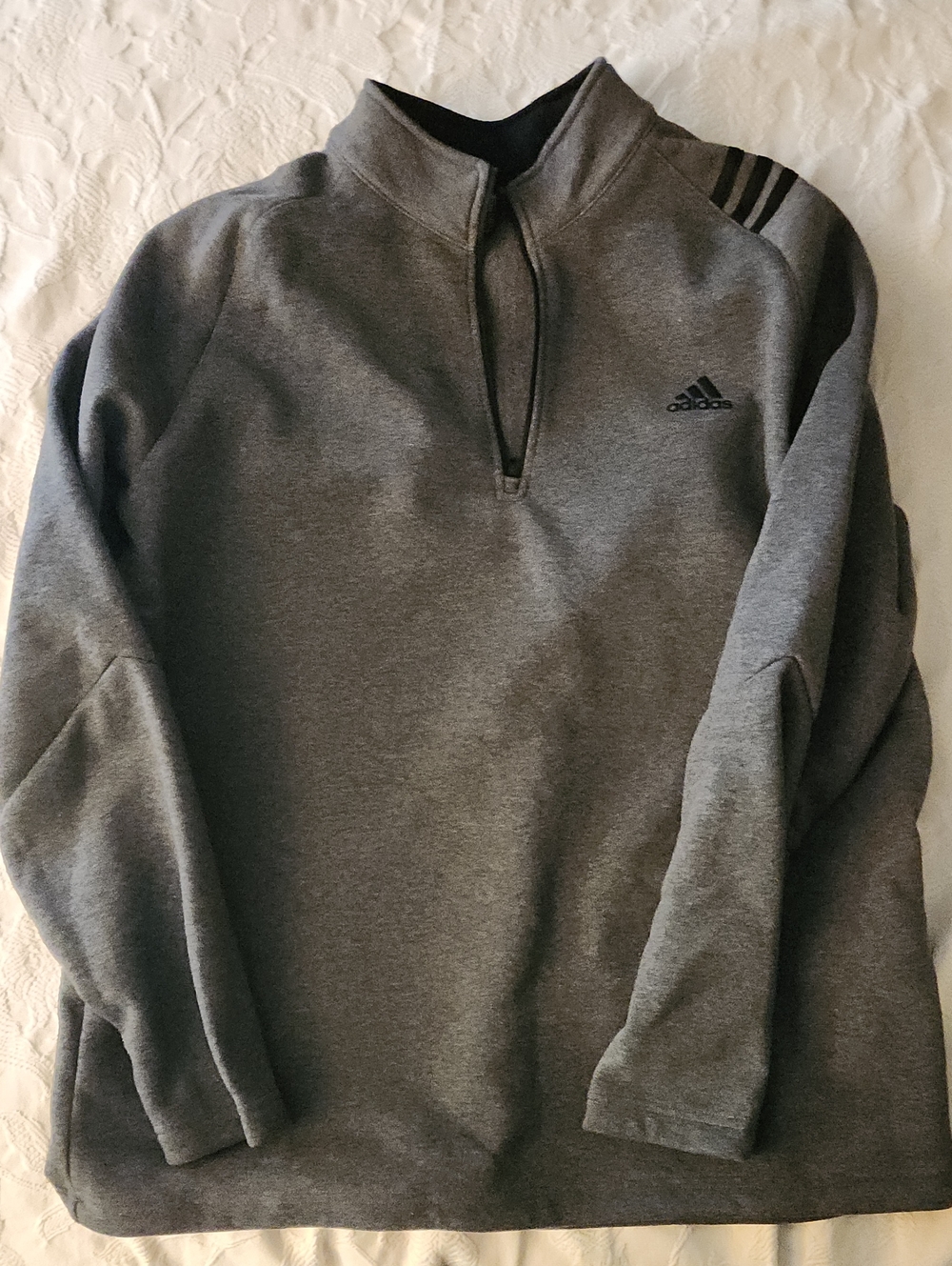 Adidas Golf Men's Dark Gray Quarter-Zip